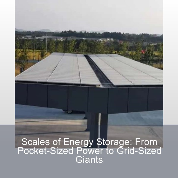 Scales of Energy Storage: From Pocket-Sized Power to Grid-Sized Giants